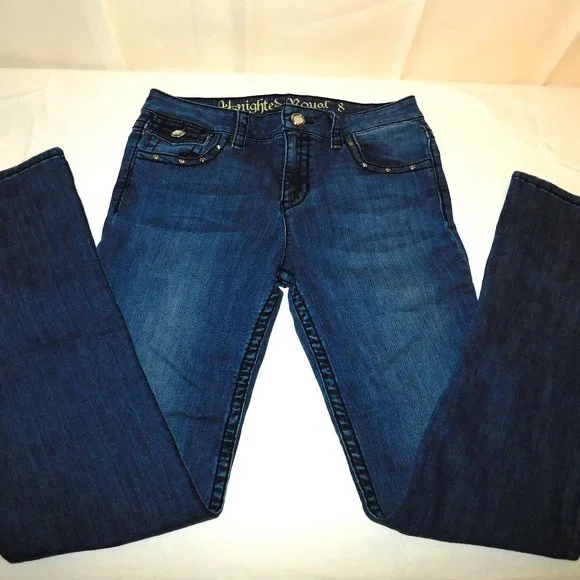 Knighted Royal Jeans Knights Royal Dark Wash Denim Bling Jeans